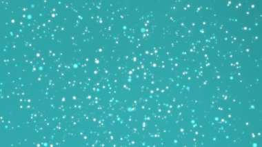 Işıl ışıl ışık parçacıkları ile canlanmış parlak mavi arkaplan.