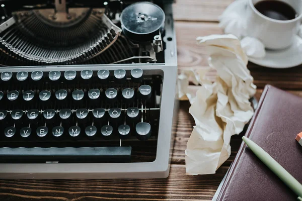 Retro schrijven machine. — Stockfoto