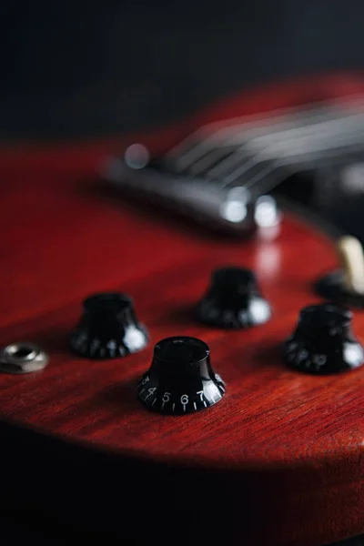 Partes de guitarra elétrica — Fotografia de Stock