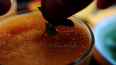 Portakallı gazoz kişi Süsle