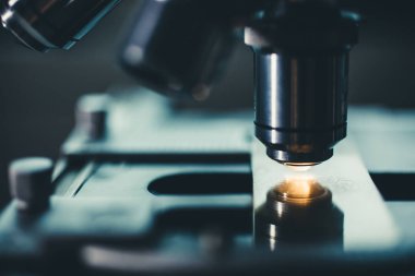 Yakın çekim shot mikroskop