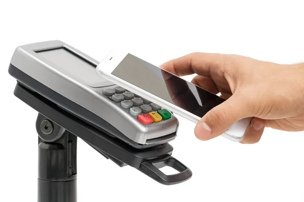 Pago sin contacto con tecnología NFC — Foto de Stock