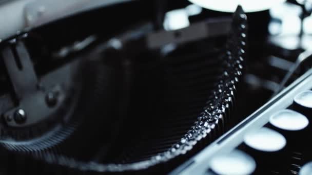 Vieux détails de machine à écrire 