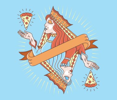 Lady Queen güçlü pizza