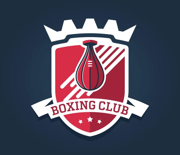 Концепція значка боксерського клубу — стоковий вектор