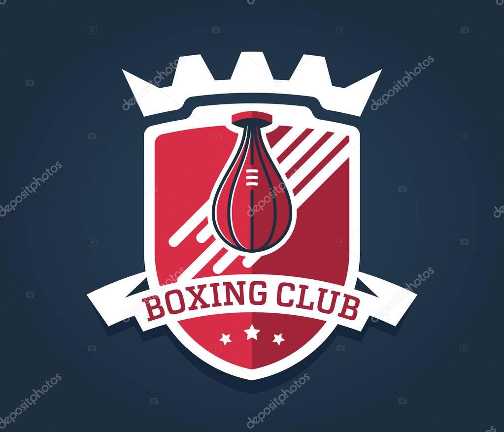 Vector boxing label for any use