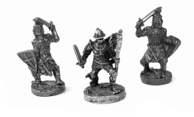 Metal oyuncak savaşçılar