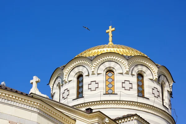 Dome of the Church of St. Vladimir. Hersonissos. Crimea — Stock Photo, Image