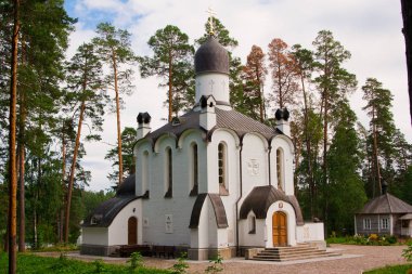 Smolensk Manastırı üzerinde Valaam Adası, Rusya, Karelya