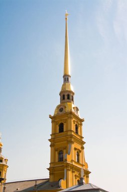 Peter ve Paul Fortress olduğunu orijinal St Petersburg, Rusya, Kalesi Peter tarafından büyük 1703 kurulan ve 1706-1740 Domenico Trezzini'nın tasarımları için inşa.