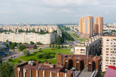 Saint Petersburg, Çatıdan Manzara. Rusya