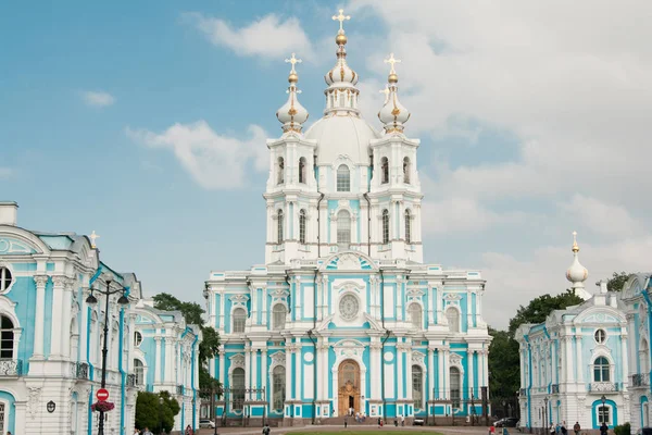 St. petersburg. Smolny katedral ve manastır. Mimar f.-b.rastrelli