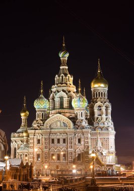 Kilise tarafından kanal. beyaz geceler, saint-petersburg, Rusya Federasyonu