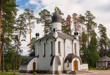 Smolensk Manastırı üzerinde Valaam Adası, Rusya, Karelya