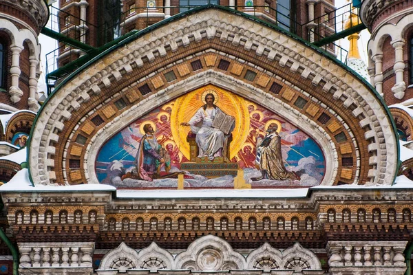 ayrıntı Kilisesi İsa üzerine dökülen kan, st. petersburg, Rusya Federasyonu
