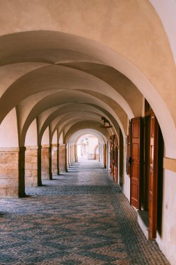 Eski Avrupa şehri - Prag güzel Barok ve Gotik mimarisi.