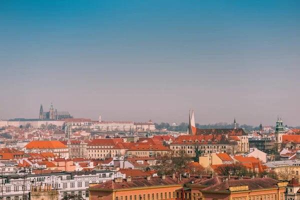Панорама Праги Чехия — стоковое фото