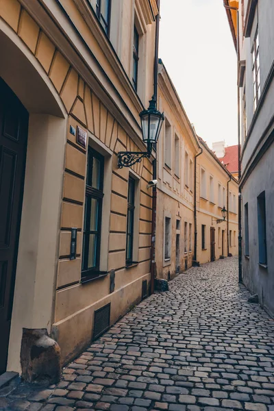 Tourism in Europe , the street of old town Prague .