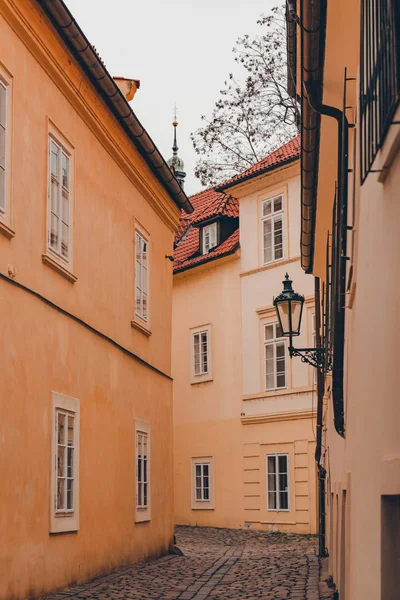 Tourism in Europe , the street of old town Prague .