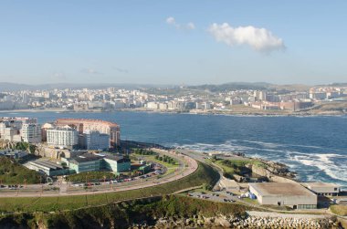 La Coruna havadan görünümü