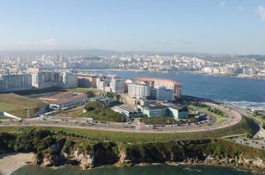 La Coruna havadan görünümü