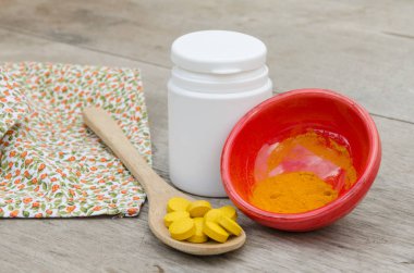 Zerdeçal bitkisel tablet ve toz