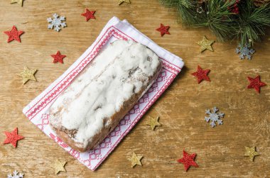 Stollen, Almanya'nın geleneksel Noel kek. 