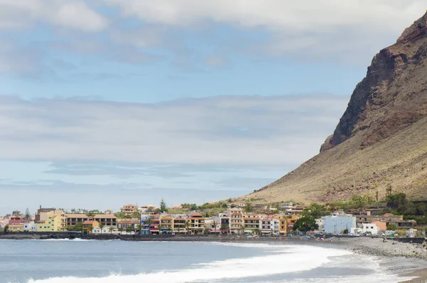 Malerischer Blick auf den Strand von Valle Gran rey in La Gomera — Stockfoto