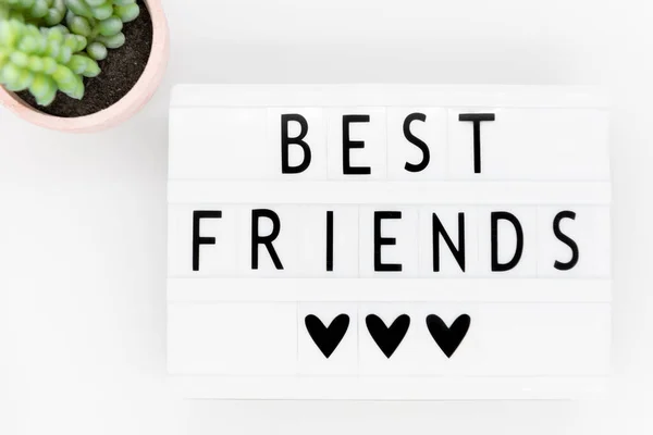 Text Best Friends Concept Meaning Demonstrating You Value Other Demonstratings — Stock Photo, Image