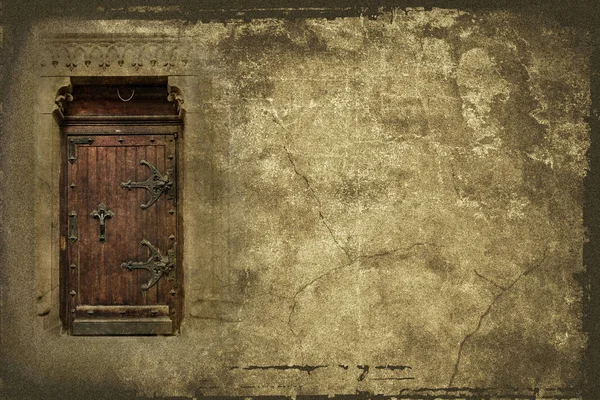 Hintergrund mit alter Tür — Stockfoto