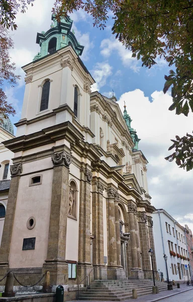 Kirche Anna Krakau Polen Katholische Kirche Aus Dem Jahrhundert Barockstil — Stockfoto