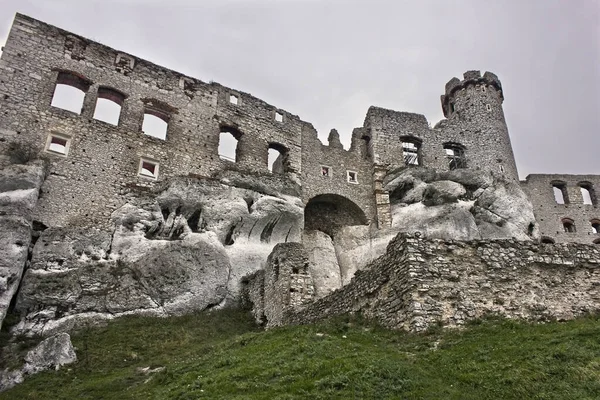 Yüzyıl Ortaçağ Polonya Kalesi Ogrodzieniec Polonya Avrupa — Stok fotoğraf