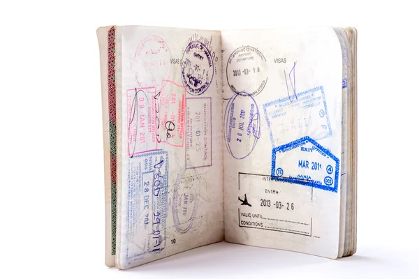 Pasaporte en blanco —  Fotos de Stock