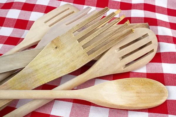 Wooden spatulas — Stock Photo, Image