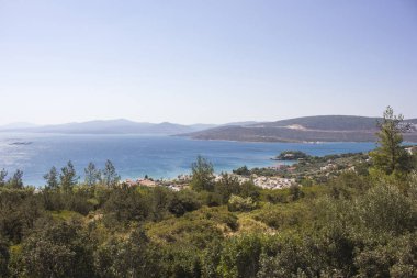 yaz tatili - araba seyahat küçük oturma yerinde