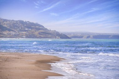 Ünlü plajlar beyaz kum, sevdiğim turistik yer.