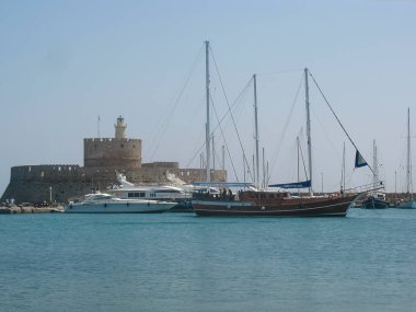 Antik kale, Rodos, Yunanistan
