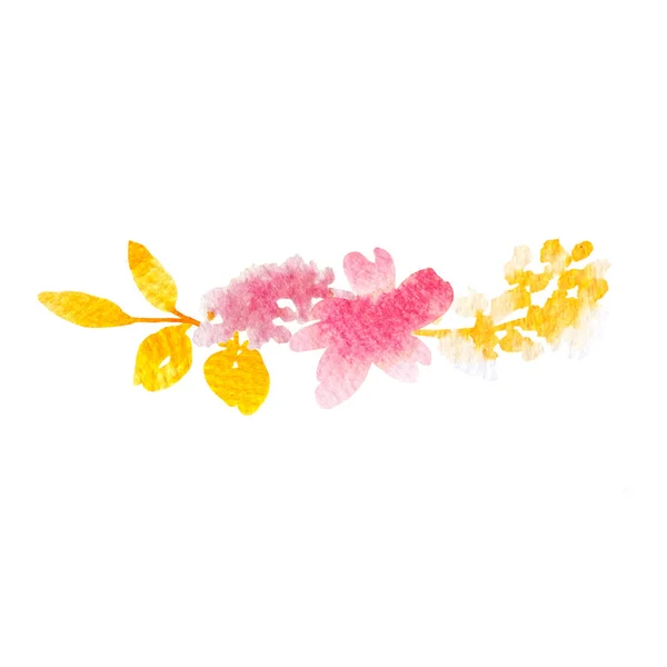 Aquarela flores imagem — Fotografia de Stock