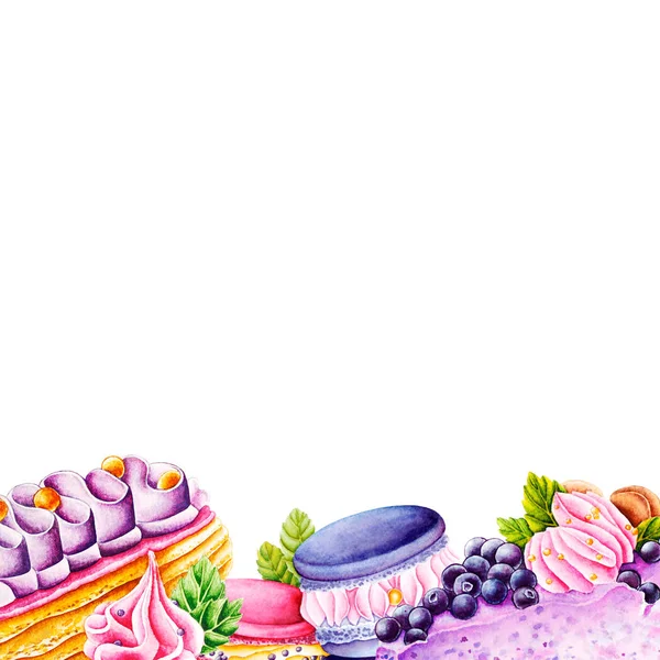 Watercolor Background Cream — Stock Photo, Image
