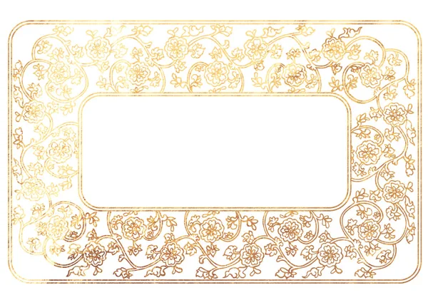 Uma moldura de textura dourada — Fotografia de Stock