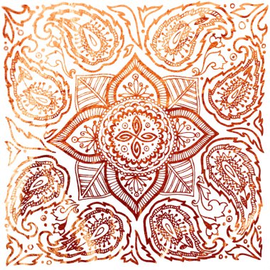 Çiçek süs bakır doku