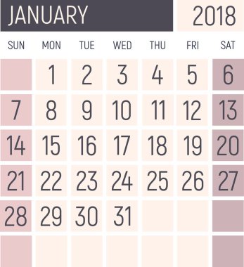 takvim planlayıcı tasarımı