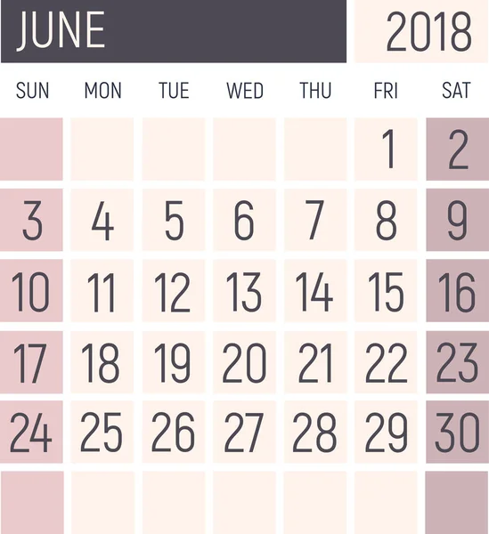 Calendar planner design — Stock Photo, Image