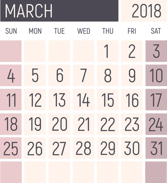 Návrh kalendáře — Stock fotografie