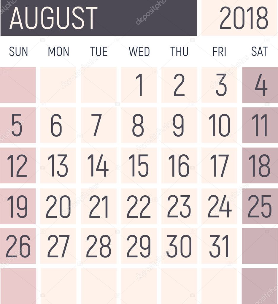 Calendar planner design