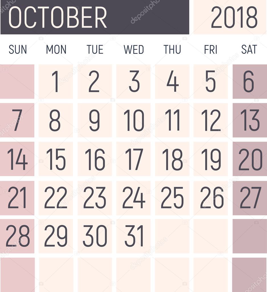 Calendar planner design