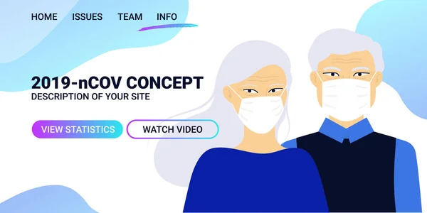 CORONAVIRUS 2019-nCoV-concept — Stockvector