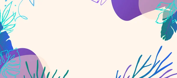Purple Geometric Pattern Brush Strokes Memphis Style Trendy Hand Drawn — Stock Vector
