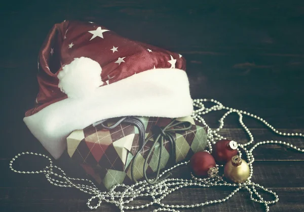 Holidays gift background. Christmas gifts.