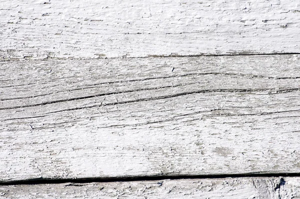 Old white painted wooden background. Old painted board removed white — Stock Photo, Image